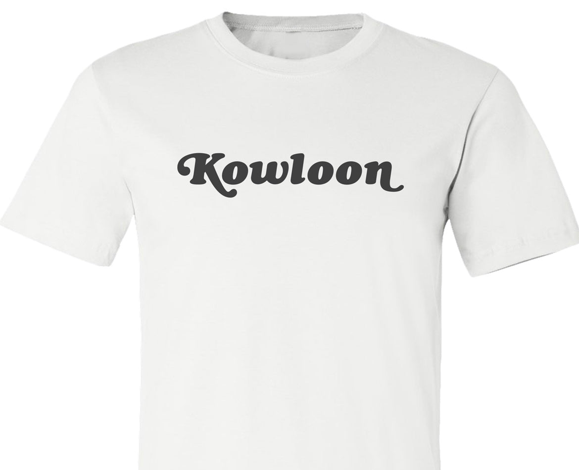 Kowloon / B/W LOGO / T-Shirt - Unisex